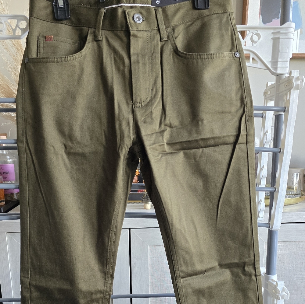 Zara Men's Pants Chinos - Olive Green - Size US 30 - New w/ Tag
